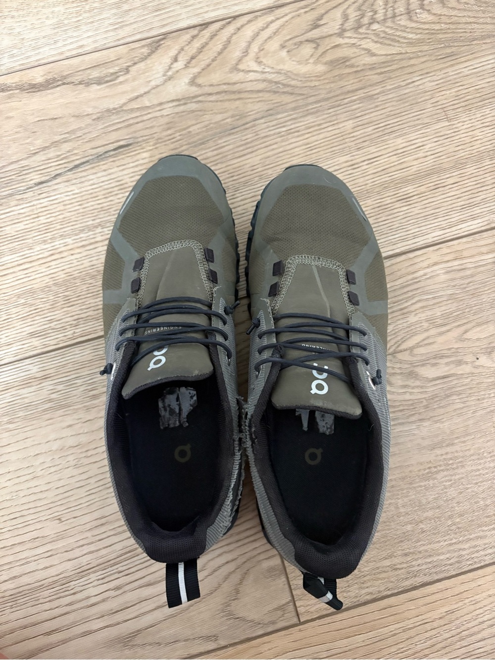 On Cloud Olive Green Women's Lightweight Sneakers - Picture 7 of 7
